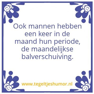 Tegeltje: Periode