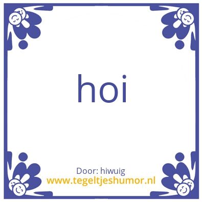 Tegeltje: Dun NOOB