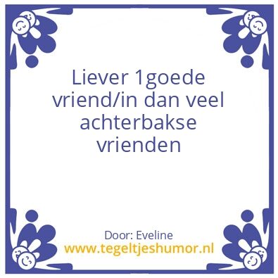 Tegeltje: Eveline