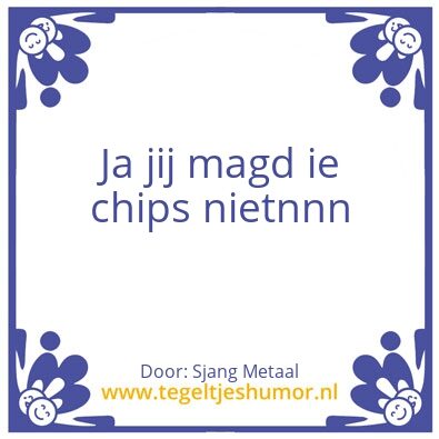 Tegeltje: Hoi