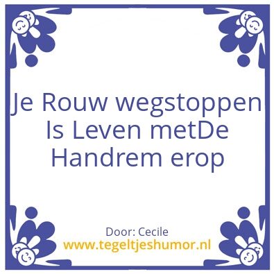 Tegeltje: Spreuken