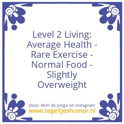 Tegeltje: Level 2 Living :