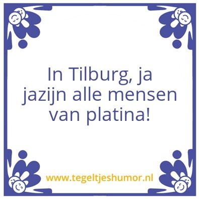 Tegeltje: Tilburg