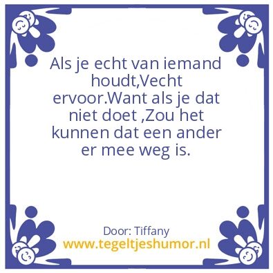 Tegeltje: Liefde