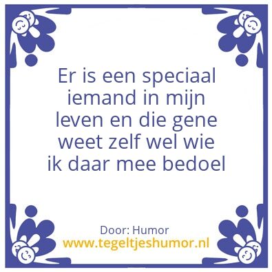 Tegeltje: Humor