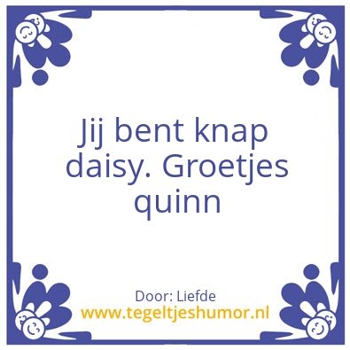 Tegeltje: Liefde