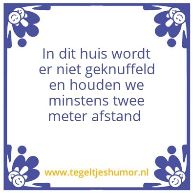 Tegeltje: Covid19