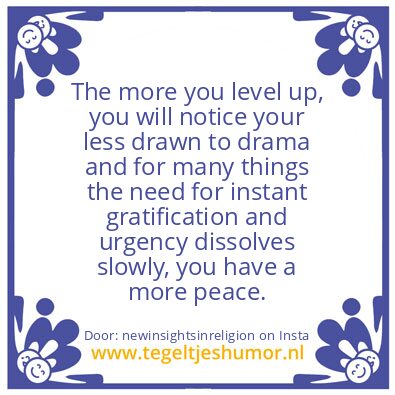 Tegeltje: level up