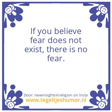 Tegeltje: There is not !