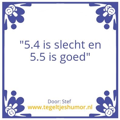 Tegeltje: Score Spreuk