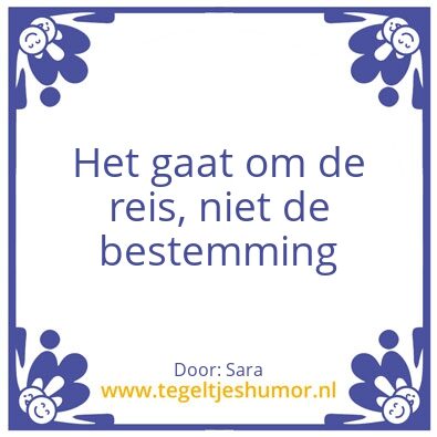 Tegeltje: Sara