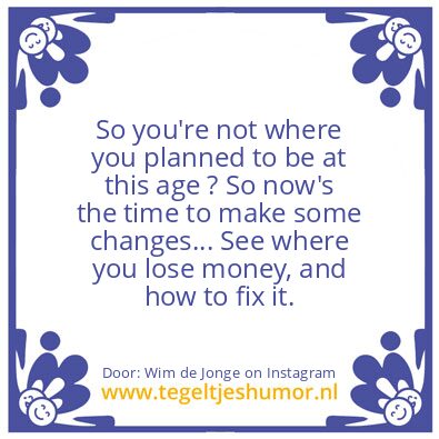 Tegeltje: who will be very proud of you