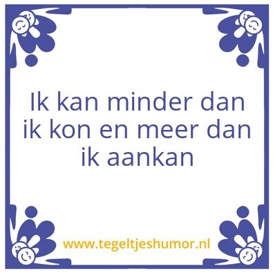 Tegeltje: NAH