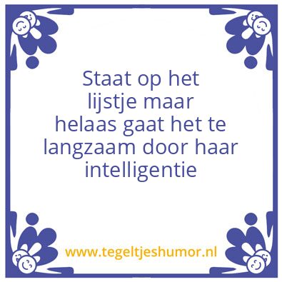 Tegeltje: X