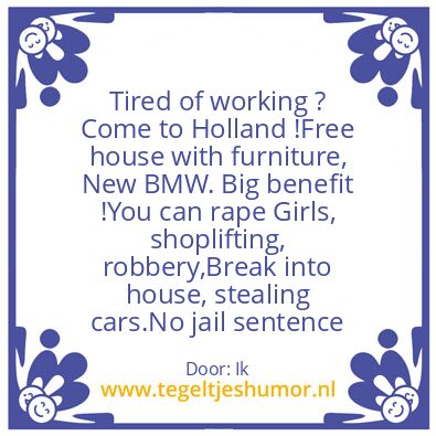 Tegeltje: NL tegel