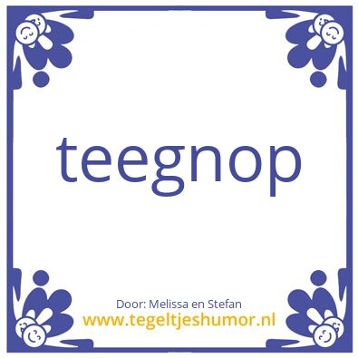 Tegeltje: Bah