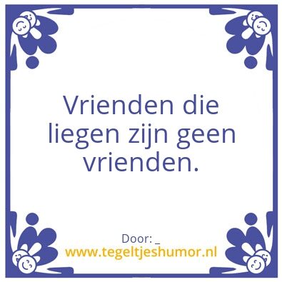 Tegeltje: _