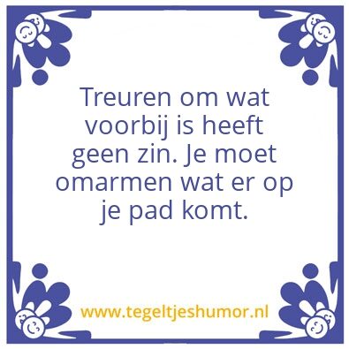 Tegeltje: Treuren2