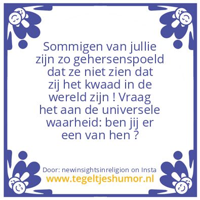 Tegeltje: MANY PEOPLE ARE BRAINWASHED