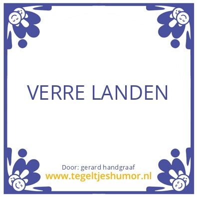 Tegeltje: gerard handgraaf