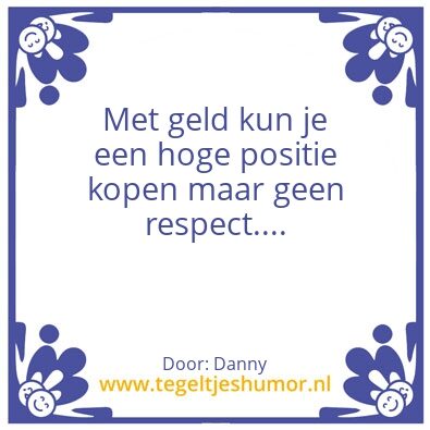 Tegeltje: Tegel