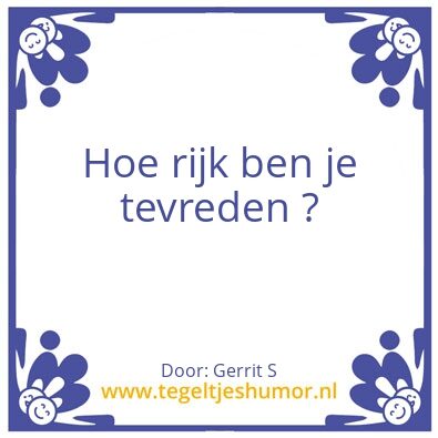 Tegeltje: Ik ben Gerrit