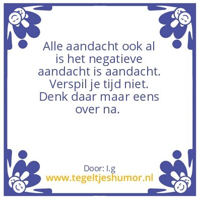 Tegeltje: Bewustwording