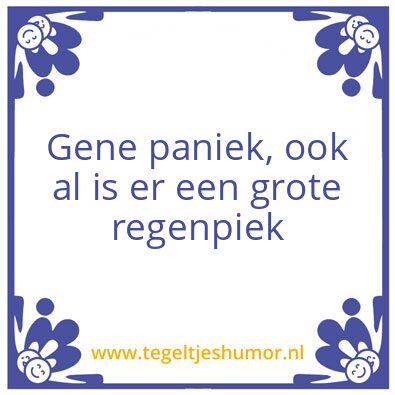 Tegeltje: Dag 5