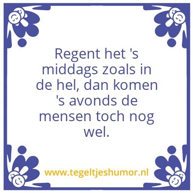 Tegeltje: W