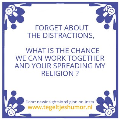 Tegeltje: WHAT IS THE CHANCE ?