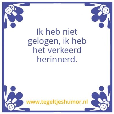 Tegeltje: Aldus Mark Rutte