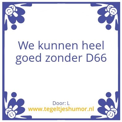 Tegeltje: L