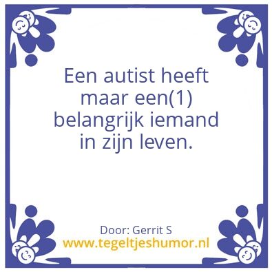 Tegeltje: Ik ben Gerrit