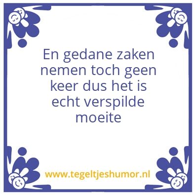 Tegeltje: D&K