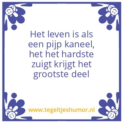 Tegeltje: pijp kaneel