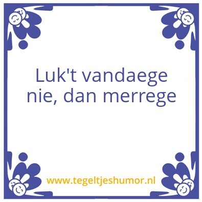 Tegeltje: zeeuw