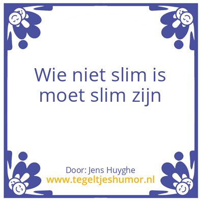Tegeltje: Jens
