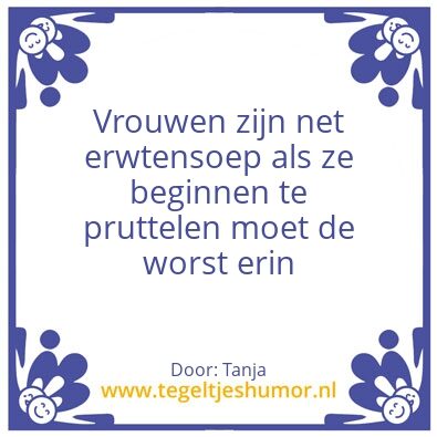 Tegeltje: Grappig