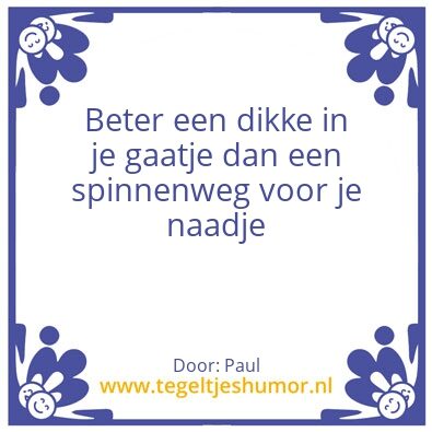 Tegeltje: Sex