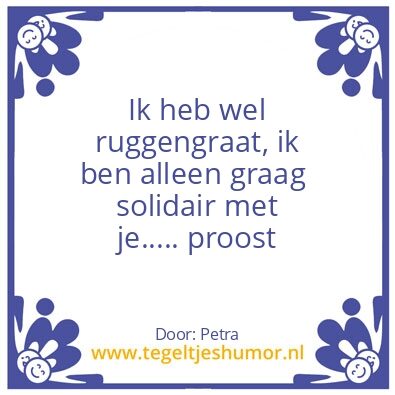 Tegeltje: Tegel