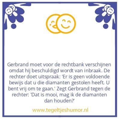 Tegeltje: Rechtbank