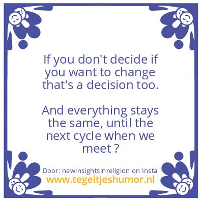 Tegeltje: Daily Reminder :