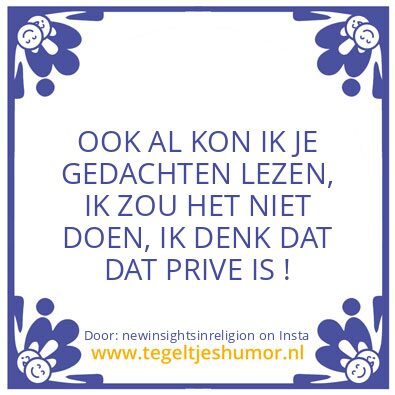 Tegeltje: waste of time