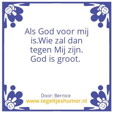 Tegeltje: Mijn ding