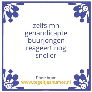 Tegeltje: ja