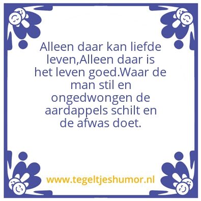 Tegeltje: Aardappels