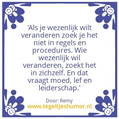 Tegeltje: Remy