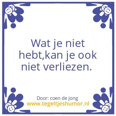 Tegeltje: spreukje
