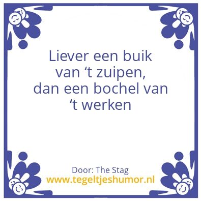 Tegeltje: Twentse Wijsheden