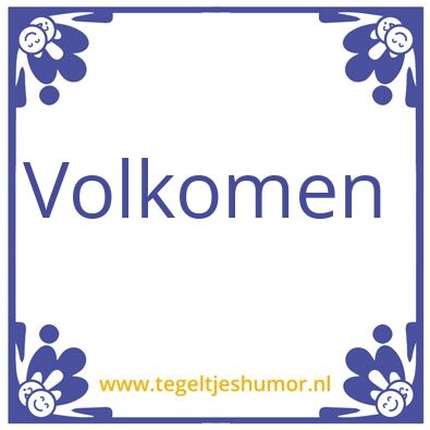 Tegeltje: Lud